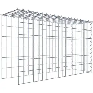 Gabiona Gabion sur toile type 4 100 cm x 60 cm x 30 cm (L x H x P), maille 5 cm x 10 cm, spirale