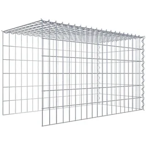 Gabion sur toile type 4 100 cm x 60 cm x 50 cm (L x H x P), maille 5 cm x 10 cm, spirale pas cher