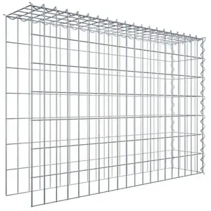 Gabiona Gabion sur toile type 4 100 cm x 70 cm x 20 cm (L x H x P), maille 5 cm x 10 cm, spirale