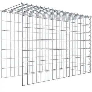 Gabiona Gabion sur toile type 4 100 cm x 70 cm x 40 cm (L x H x P), maille 5 cm x 10 cm, spirale