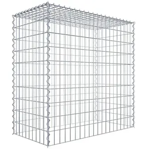 Gabiona Gabion sur toile type 3 100 cm x 100 cm x 50 cm (L x H x P), maille 5 cm x 10 cm, spirale