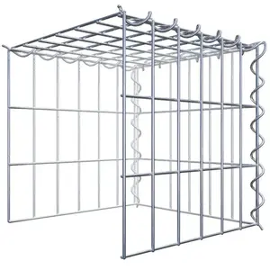 Gabion sur toile type 4 30 cm x 30 cm x 30 cm (L x H x P), maille 5 cm x 10 cm, spirale pas cher