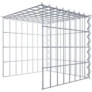 Gabion sur toile type 4 40 cm x 40 cm x 40 cm (L x H x P), maille 5 cm x 10 cm, spirale pas cher