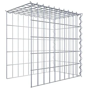 Gabion sur toile type 4 50 cm x 50 cm x 30 cm (L x H x P), maille 5 cm x 10 cm, spirale pas cher