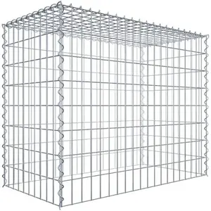 Gabiona Gabion sur toile type 3 100 cm x 80 cm x 50 cm (L x H x P), maille 5 cm x 10 cm, spirale