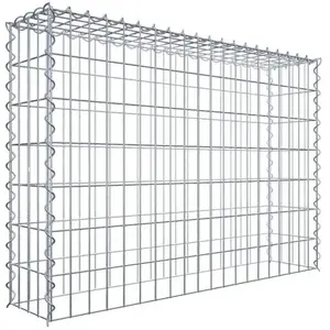 Gabiona Gabion sur toile type 3 100 cm x 70 cm x 20 cm (L x H x P), maille 5 cm x 10 cm, spirale pas cher