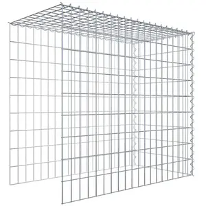 Gabiona Gabion sur toile type 4 100 cm x 90 cm x 50 cm (L x H x P), maille 5 cm x 10 cm, spirale