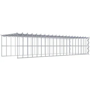 Gabion sur toile type 4 100 cm x 20 cm x 30 cm (L x H x P), maille 5 cm x 10 cm, spirale pas cher