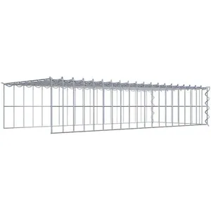 Gabion sur toile type 4 100 cm x 20 cm x 40 cm (L x H x P), maille 5 cm x 10 cm, spirale