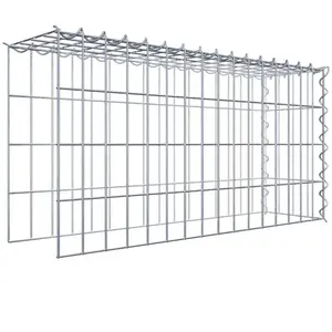Gabion monté type 4 80 cm x 40 cm x 20 cm (L x H x P), maille 5 cm x 10 cm, spirale