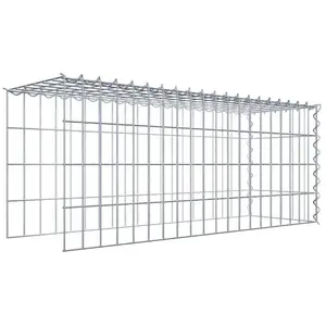 Gabiona Gabion sur toile type 4 100 cm x 40 cm x 30 cm (L x H x P), maille 5 cm x 10 cm, spirale