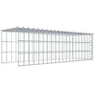 Gabion sur toile type 4 100 cm x 30 cm x 30 cm (L x H x P), maille 5 cm x 10 cm, spirale