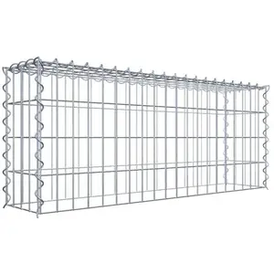Gabiona Gabion sur toile type 3 100 cm x 40 cm x 20 cm (L x H x P), maille 5 cm x 10 cm, spirale
