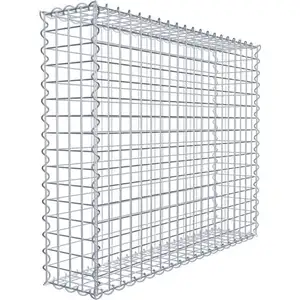 Gabion 100 cm x 80 cm x 20 cm (L x H x P), maille 5 cm x 5 cm, spirale pas cher