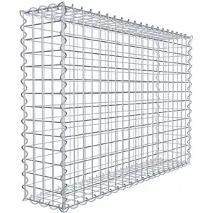 GABIONA Gabion 100 cm x 70 cm x 20 cm (L x H x P), maille 5 cm x 5 cm, spirale