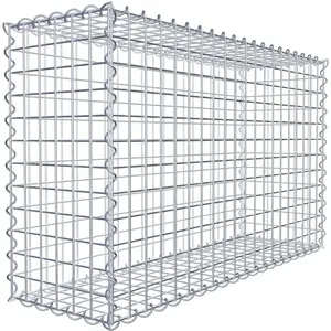 GABIONA Gabion 100 cm x 60 cm x 30 cm (L x H x P), maille 5 cm x 5 cm, spirale