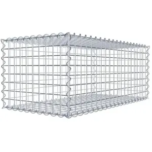 Gabiona Gabion 100 cm x 40 cm x 50 cm (L x H x P), maille 5 cm x 5 cm, spirale