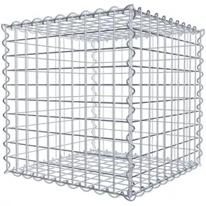 GABIONA Gabion 50 cm x 50 cm x 50 cm (L x H x P), mailles 5 cm x 5 cm, spirale pas cher