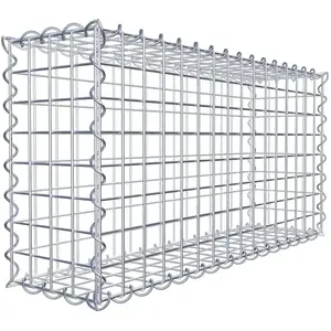 GABIONA Gabion 80 cm x 40 cm x 20 cm (L x H x P), mailles 5 cm x 5 cm, spirale