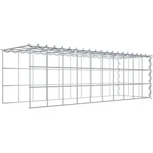 Gabion sur toile type 4 100 cm x 30 cm x 30 cm (L x H x P), maille 10 cm x 10 cm, spirale pas cher