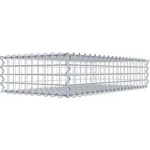 GABIONA Gabion Haute Qualité - Longueur 100 x Hauteur 20 x Epaisseur 50 cm - Mailles Carrées 5 x 5 cm - GabionDeco® Made in Germany pas cher