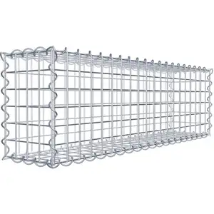 GABIONA Gabion 100 cm x 30 cm x 20 cm (L x H x P), maille 5 cm x 5 cm, spirale
