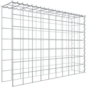 Gabiona Gabion sur toile type 4 100 cm x 70 cm x 20 cm (L x H x P), maille 10 cm x 10 cm, spirale