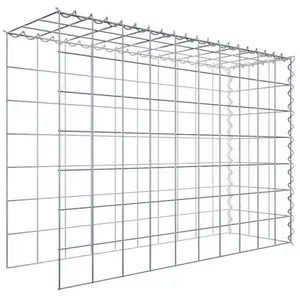 Gabiona Gabion sur toile type 4 100 cm x 70 cm x 30 cm (L x H x P), maille 10 cm x 10 cm, spirale