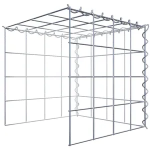 Gabion sur toile type 4 40 cm x 40 cm x 40 cm (L x H x P), maille 10 cm x 10 cm, spirale