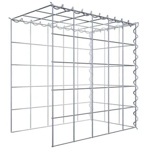 Gabion sur toile type 4 50 cm x 50 cm x 30 cm (L x H x P), maille 10 cm x 10 cm, spirale pas cher