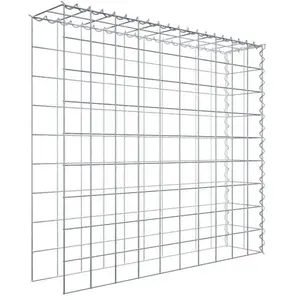 Gabiona Gabion sur toile type 4 100 cm x 90 cm x 20 cm (L x H x P), maille 10 cm x 10 cm, spirale