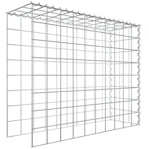 Gabiona Gabion sur toile type 4 100 cm x 80 cm x 30 cm (L x H x P), maille 10 cm x 10 cm, spirale