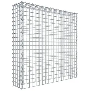 Gabiona Gabion sur toile type 3 100 cm x 100 cm x 20 cm (L x H x P), maille 5 cm x 5 cm, spirale pas cher