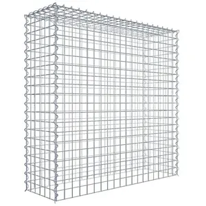 Gabiona Gabion sur toile type 3 100 cm x 100 cm x 30 cm (L x H x P), maille 5 cm x 5 cm, spirale