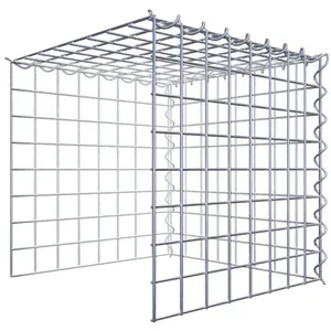 Gabion sur toile type 4 40 cm x 40 cm x 40 cm (L x H x P), maille 5 cm x 5 cm, spirale pas cher