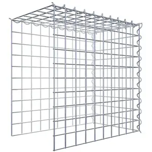 Gabion sur toile type 4 50 cm x 50 cm x 30 cm (L x H x P), maille 5 cm x 5 cm, spirale pas cher