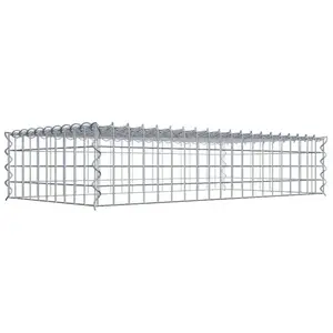 Gabiona Gabion sur toile type 3 100 cm x 20 cm x 50 cm (L x H x P), maille 5 cm x 5 cm, spirale