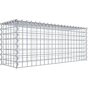 Gabiona Gabion sur toile type 3 100 cm x 40 cm x 30 cm (L x H x P), maille 5 cm x 5 cm, spirale