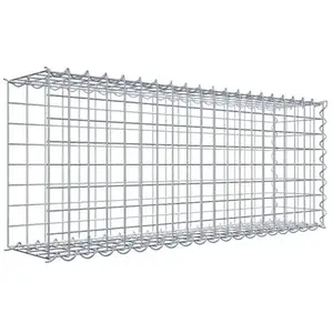 Gabiona Gabion sur toile type 2 100 cm x 40 cm x 20 cm (L x H x P), maille 5 cm x 5 cm, spirale pas cher