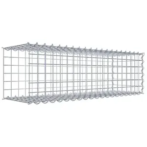 Gabiona Gabion sur toile type 2 100 cm x 30 cm x 30 cm (L x H x P), maille 5 cm x 5 cm, spirale pas cher