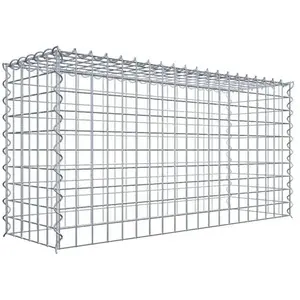 Gabiona Gabion sur toile type 3 100 cm x 50 cm x 30 cm (L x H x P), maille 5 cm x 5 cm, spirale