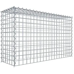 Gabiona Gabion sur toile type 3 100 cm x 60 cm x 30 cm (L x H x P), maille 5 cm x 5 cm, spirale