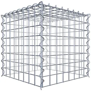 Gabiona - Gabiondeco - Gabion à monter en hauteur 40 cm x 40 cm x 40 c... pas cher