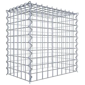 Gabiona - Gabiondeco - Gabion à monter en hauteur 50 cm x 50 cm x 30 c... pas cher