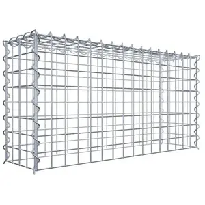 Gabiona Gabion sur toile type 3 80 cm x 40 cm x 20 cm (L x H x P), maille 5 cm x 5 cm, spirale