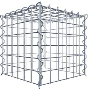 Gabion sur toile type 3 30 cm x 30 cm x 30 cm (L x H x P), maille 5 cm x 5 cm, spirale