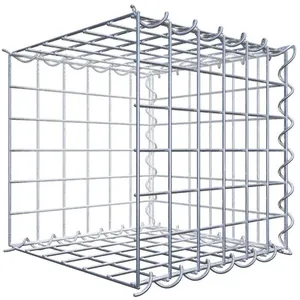 Gabion sur toile type 2 30 cm x 30 cm x 30 cm (L x H x P), maille 5 cm x 5 cm, spirale