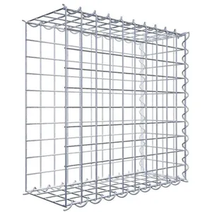 GABIONA Gabion sur toile type 2 50 cm x 50 cm x 20 cm (L x H x P), maille 5 cm x 5 cm, spirale