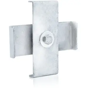 GABIONA Gabiondeco - Bride de fixation panneau bois sur Gabion mailles 10 x 10 cm - Made in Germany