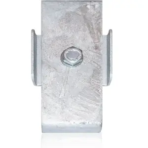 Gabiona - Gabiondeco - Bride de fixation panneau bois sur Gabion mailles 5 x 10 cm - Made in Germany